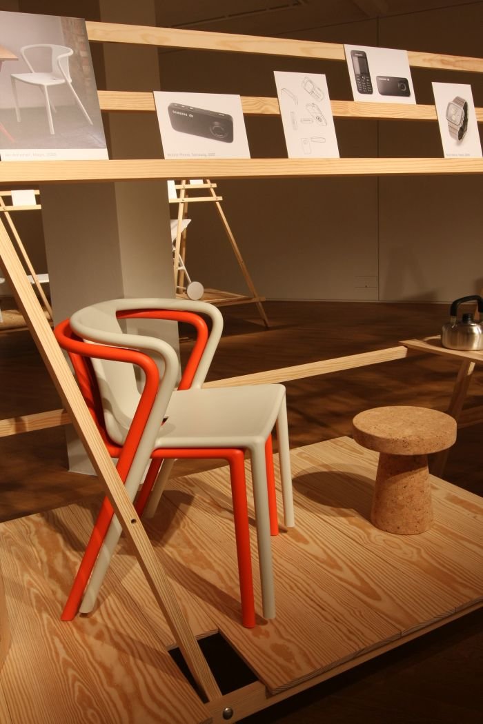 Air Chair for Magis & Cork Stool for Vitra by Jasper Morrison, as seen at Jasper Morrison - Thingness, Grassi Museum for Applied Arts Leipzig