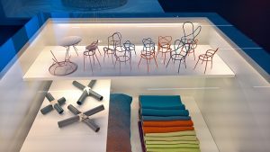 Prototypes and studies for the Oasis chair, as seen at Oïphorie. atelier oï, Museum für Gestaltung Zürich