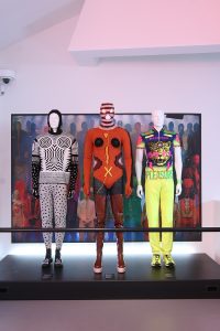 Brings back memories! Club clothing by Walter Van Beirendonck, as seen at Night Fever. Designing Club Culture 1960 - Today, Vitra Design Museum
