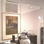 Coffee pot, milk jug and sugar bowl for Kaiser's Berlin and Behrens poster for the 1914 Werkbund exhibition in Cologne, as seen at Peter Behrens. #all-rounder, the Museum für Angewandte Kunst Cologne