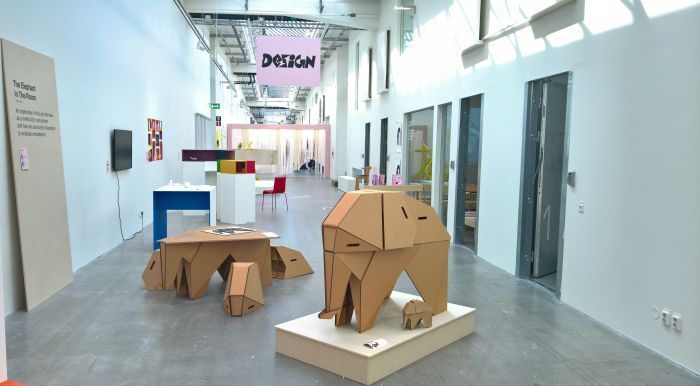 The Elephant in the Room - Grasping the Elephant by Johan Lantz, as seen at Konstfack Degree Exhibition 2018, Stockholm