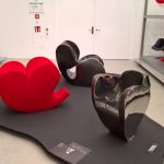 Three variations on a theme Soft Heart, Big Heart & Size 10, as seen at Ron Arad. Yes to the Uncommon!, the Vitra Design Museum Schaudepot