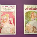 Advertisments for Eau de Cologne and Cacoa by Henri Privat-Livemont, as seen at Art Nouveau in Nederland, The Gemeentemuseum Den Haag
