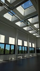 The daylight photo studio at Folkwang Universität der Künste Essen's Quartier Nord. Daylight ✓