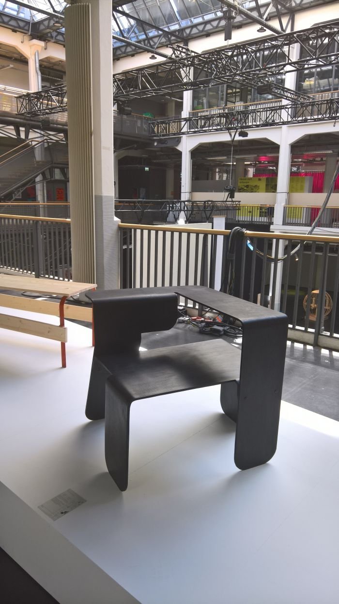 Neil by Lisa Ertel & Anne-Sophie Oberkrome, realised in context of MAGIS: Nomadic Cafe, as seen at Hochschule für Gestaltung Karlsruhe Rundgang 2018