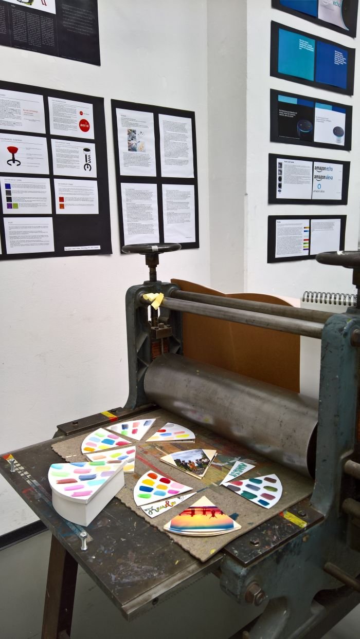 Colour Pizza! That's the way to get students interested in colour thery....