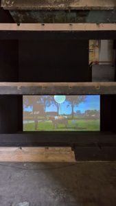 A video explaining the intricacies of the project Cow&Co, as seen at New Urban Production, Halle 14, Leipzig