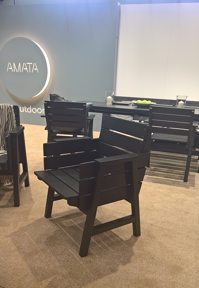 Usma lounge chair by Aalto+Aalto for Amata, as seen at spoga+gafa Cologne 2018
