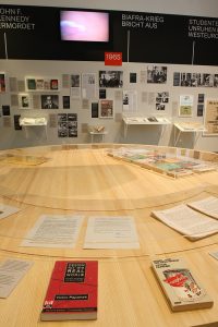 Copies of Design for the Real World, as seen at Victor Papanek: The Politics of Design, Vitra Design Museum