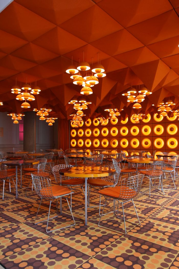 The Spiegel Canteen in Hamburg by Verner Panton