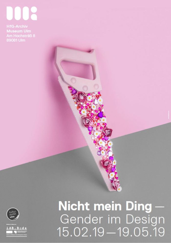 Nicht mein Ding – Gender im Design at the HfG-Archiv Ulm (Poster Fabian Karrer)