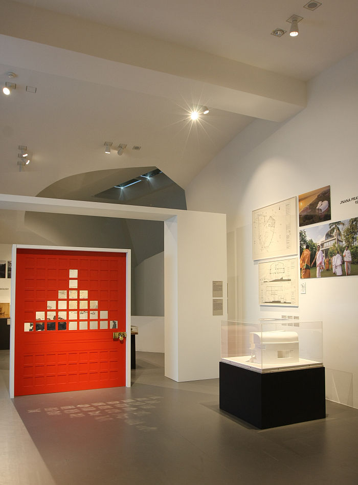 Lalhhai Dalpatbhai Institute of Indology, as seen at Balkrishna Doshi. Architecture for the People, Vitra Design Museum