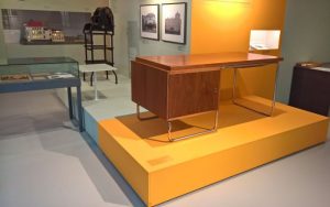 Steel tube desk by Erich Dieckmann for Cebaso , as seen at Small Apartment, Department Store, Power Station - New Building and New Living in 1920's Halle, the Stadtmuseum Halle