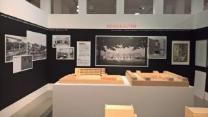 Neue Frankfurt school buildings, as seen at New Human, New Housing - Architecture of the New Frankfurt 1925–1933, the Deutsches Architekturmuseum Frankfurt