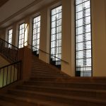 Albers Windows in the main staircase at the Grassi Museum Leipzig.....