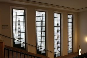 Albers Windows in the main staircase at the Grassi Museum Leipzig.....