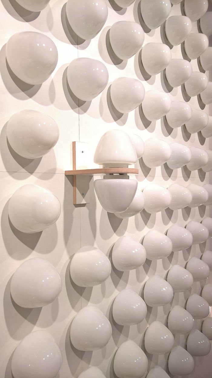 WV 343 light by Wilhelm Wagenfeld for Lindner, as seen at Unique Piece or Mass Product?, Werkbundarchiv – Museum der Dinge, Berlin