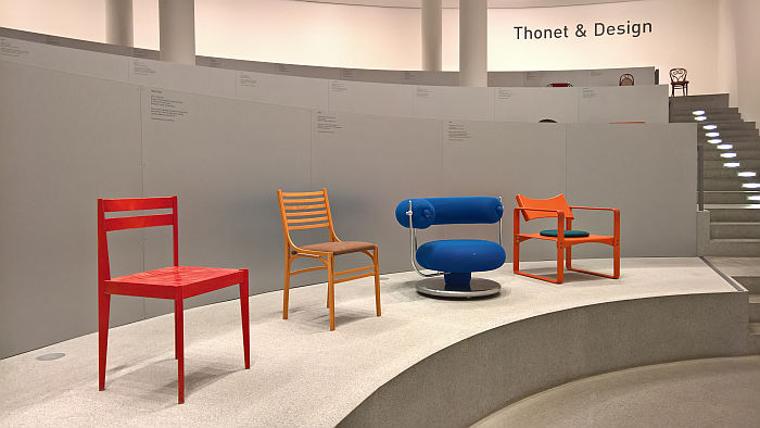 Works by Team Form Schweiz, Gruppe 61 & Verner Panton, as seen at Thonet & Design, Die Neue Sammlung - The Design Museum, Munich