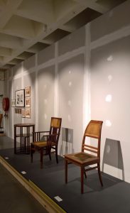 Early 20th century furniture by Léon Sneyers, Gustave Serrurier-Bovy & Albert van Huffel, as seen at SPACES. Interior design evolution, ADAM Brussels Design Museum, Brussels
