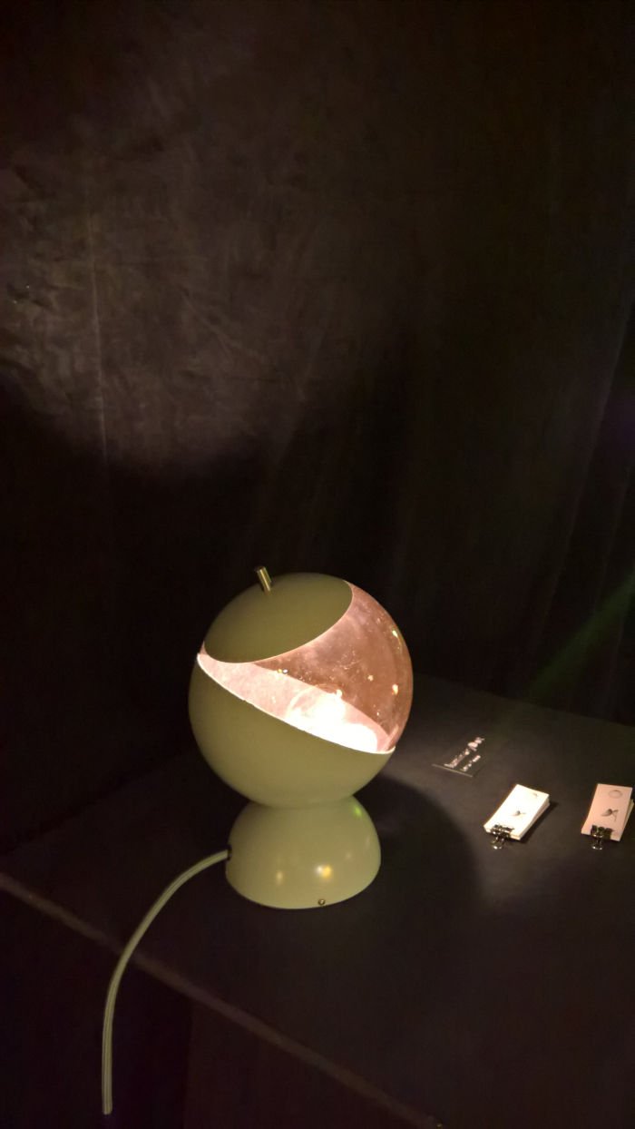 luminaryDot table lamp by Lena Kopp, as seen at the Schulen für Holz und Gestaltung Garmisch-Partenkirchen 2019 summer exhibition.