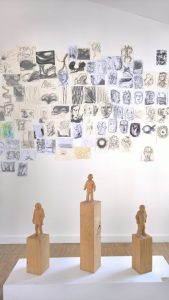 Wood sculpting atelier, as seen at the Schulen für Holz und Gestaltung Garmisch-Partenkirchen 2019 summer exhibition.