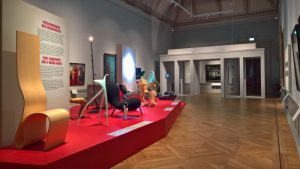 Post-modern furniture and the Brandenburg Gate, as seen at 1989 - Culture and Politics, The National Museum Stockholm
