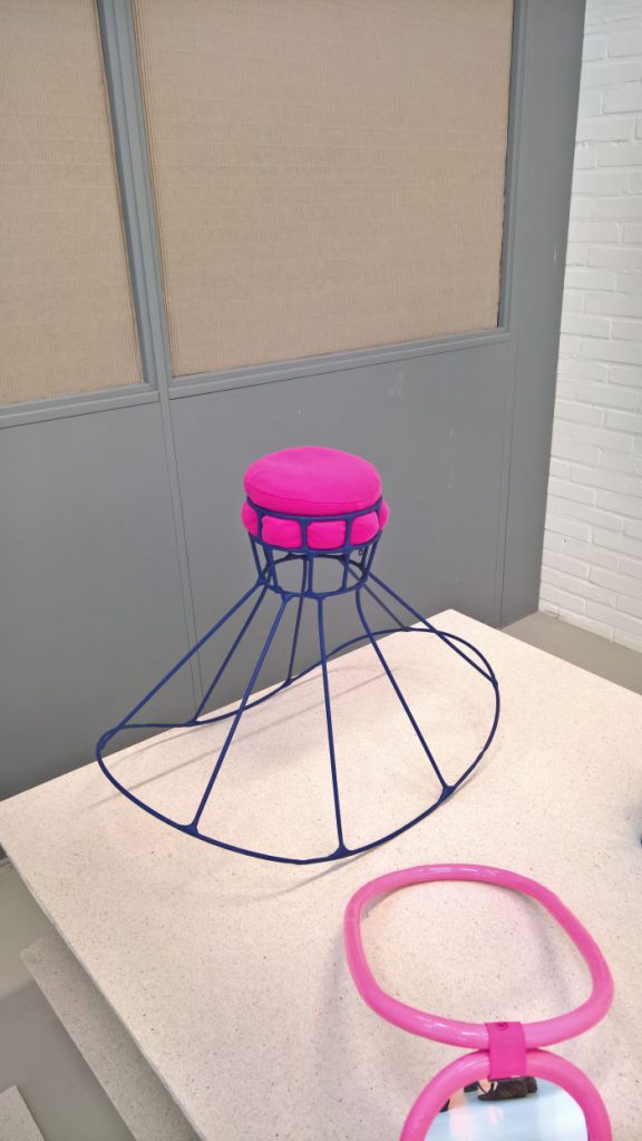 LUPA rocking stool by Emma Hoogstede, as seen at Finals 2019, ArtEZ Academy of Art & Design Arnhem