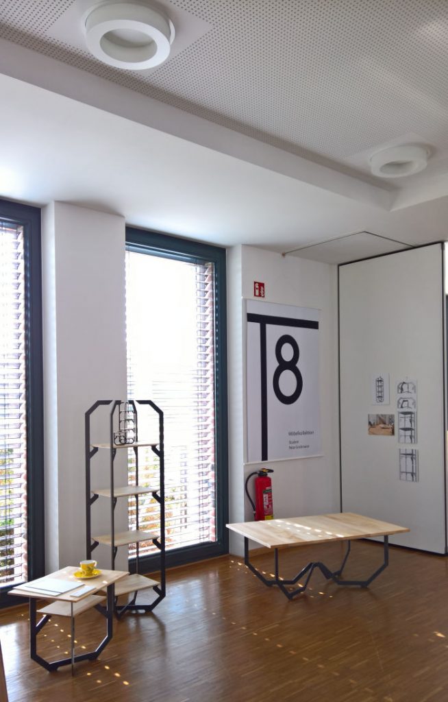 The T8 furniture collection by Peter Grohmann, as seen at Designer HWK, Akademie für Gestaltung Münster