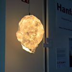 Hemp paper lamp by Corinna Clausen, as seen at Designer HWK, Akademie für Gestaltung Münster