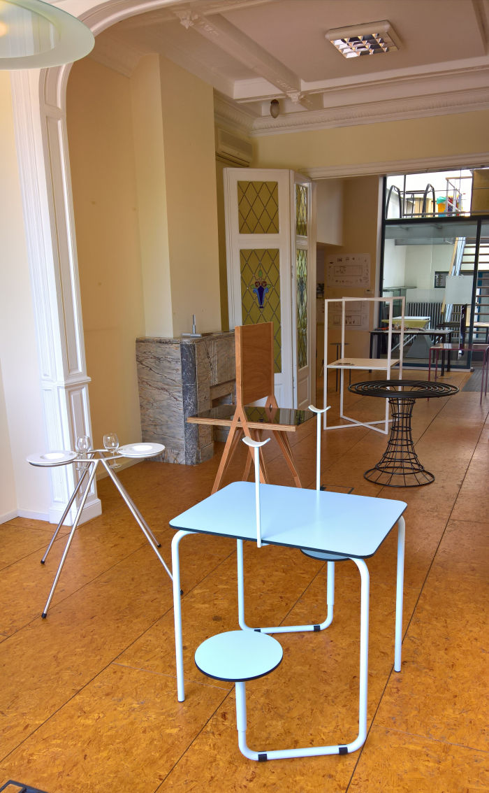 Results of the class Tafel - Reflectie, as seen at Interieur Design & Architectuur, Thomas More University Mechelen
