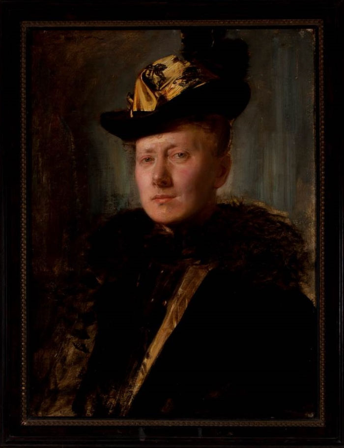 Mathilde von Freytag-Loringhoven (Portrait by Max Thedy, 1900 Photo Stadtarchiv Weimar)