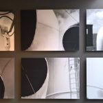 Photos of the cowls of the steamer Conte Biancamano by Le Corbusier, as seen at Mon univers, Pavillon Le Corbusier, Zürich