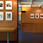 Photos of Le Corbusier by René Burri, inside the Pavillon Le Corbusier, Zürich