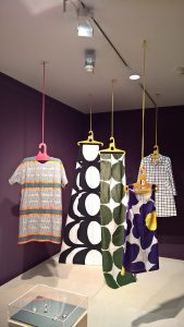 Textiles from Marimekko, as seen at Nordic Design. The Response to the Bauhaus, Bröhan Museum, Berlin