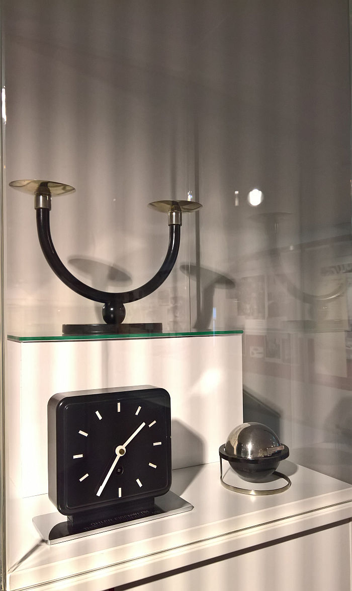 A1932 clock by Marianne Brandt for Ruppelwerk Gotha, as seen at Inspired by Bauhaus - Gotha Experiences Modernity, the KunstForum Gotha
