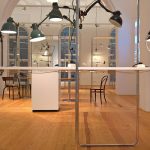 Works for Kandem (l) and Gebr Kaiser (r, as seen at 100 Years of Positionable Light, Museum für Kunst und Gewerbe, Hamburg)