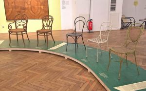 Iron wire chairs from ca 1870, as seen at Bentwood and Beyond. Thonet and Modern Furniture Design, MAK - Museum für angewandte Kunst Vienna
