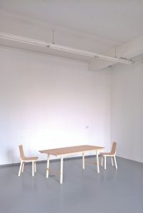 siti chair and table by Klemens Grund & Wolfgang Schmidinger, as seen at Generation Köln trifft Bregenzerwald, Cologne