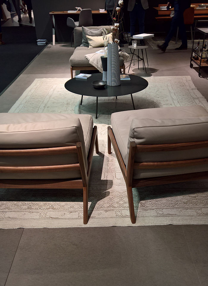 Sova Lounge chair by Bernhard Müller for [more], as seen at IMM Cologne 2020