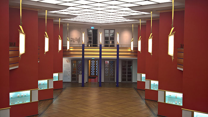The Pfeilerhalle in the Grassi Museum für Angewandte Kunst Leipzig 