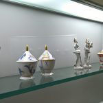 Three jars from Rosenthal, Selb, as seen at Spitzen des Art déco, Grassi Museum für Angewandte Kunst, Leipzig