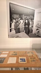 The Kitchen Debate with Nikita Khrushchev & Richard Nixon, as seen at Home Stories: 100 Years, 20 Visionary Interiors, Vitra Design Museum