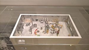 A model of Warhol's Silver Factory, as seen at Home Stories: 100 Years, 20 Visionary Interiors, Vitra Design Museum