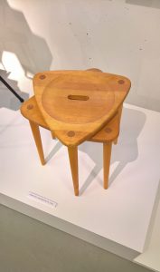 Sgabello Stool by Marit Stigsdotter, as seen at Female Traces, the Museum of Furniture Studies, Stockholm