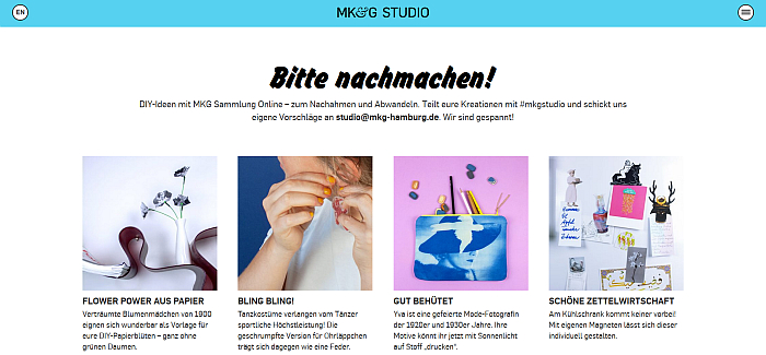 Museum für Kunst und Gewerbe Hamburg – MK&G Studio