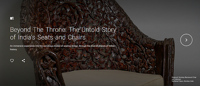 Museum of Design Excellence Mumbai – Beyond The Throne: The Untold Story of India’s Seats and Chairs