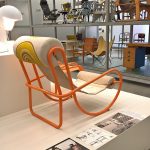Locus Solus armchair by Gae Aulenti for Poltronova, as seen at Gae Aulenti: A Creative Universe, Vitra Design Museum Schaudepot