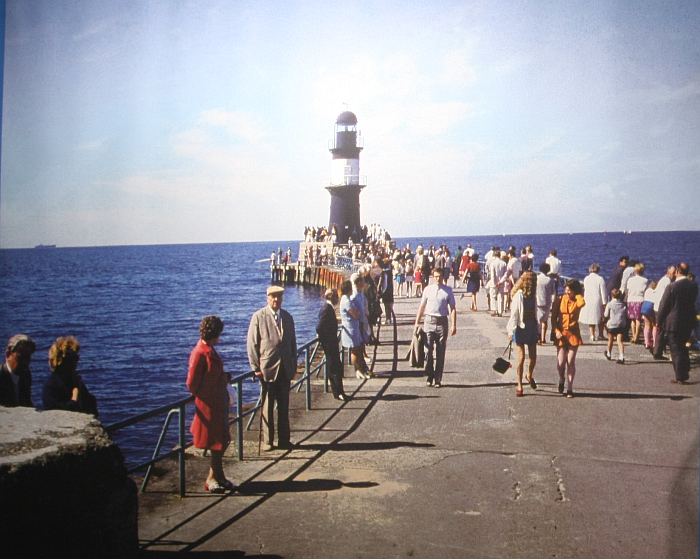 Technically Warnemünde lighthouse, but an example of how developments in lighting have contributed to the development of life in Rostock......
