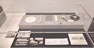 Radio-Phono-Audiotape Modular System by Herbert Lindinger and Hans Gugelot, as seen at Hans Gugelot. The Architecture of Design, HfG-Archiv Ulm