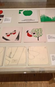 Preparation material for La mela e la farfalla, as seen at Enzo Mari curated by Hans Ulrich Obrist with Francesca Giacomelli, Triennale Milano, Milan